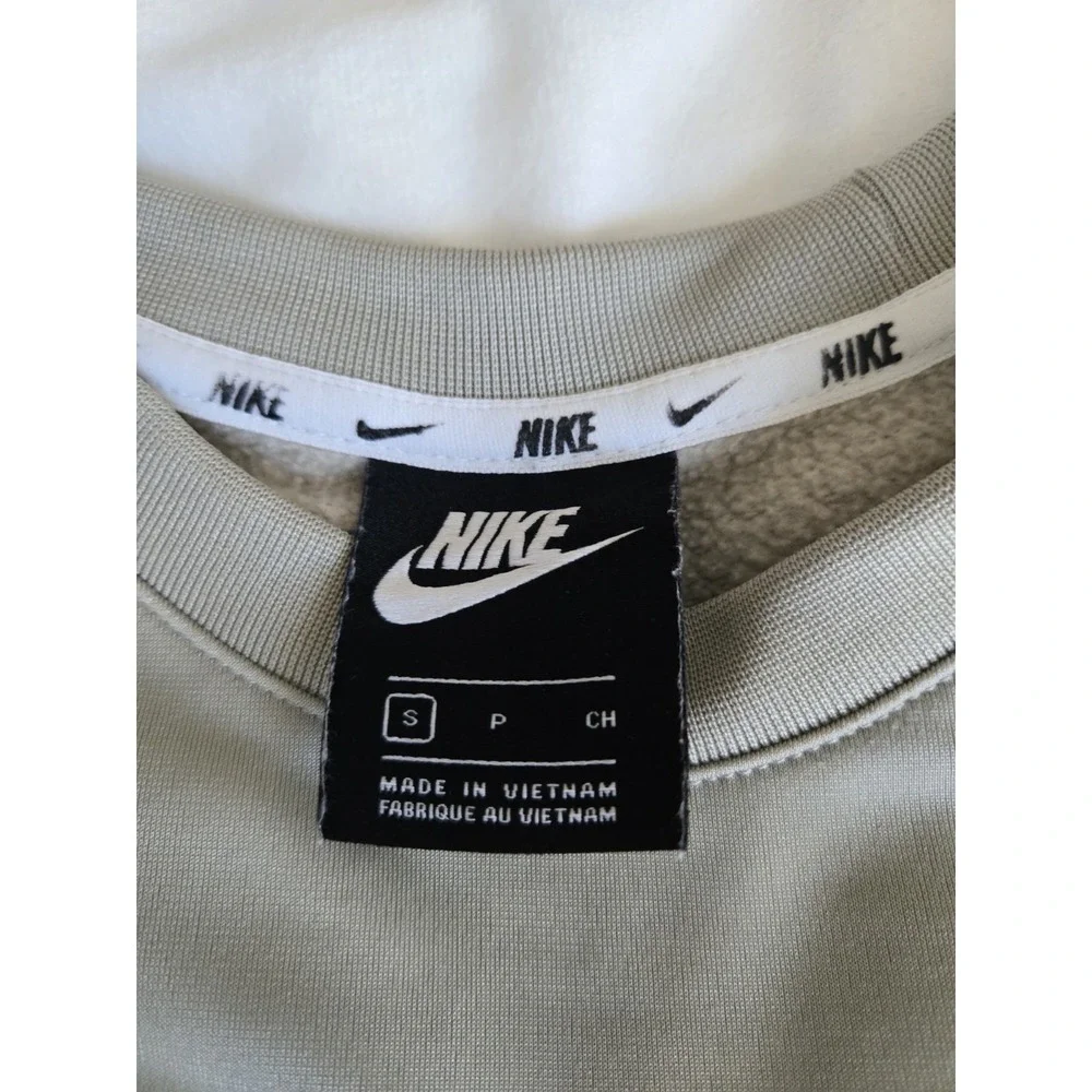 Nike y2k big logo beige swoosh center logo 11B0358